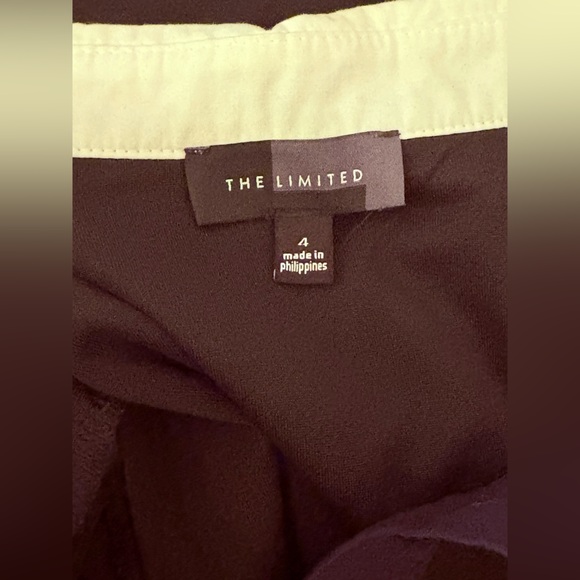 The Limited Black Long Sleeve Dress with White Collar - Picture 3 of 5